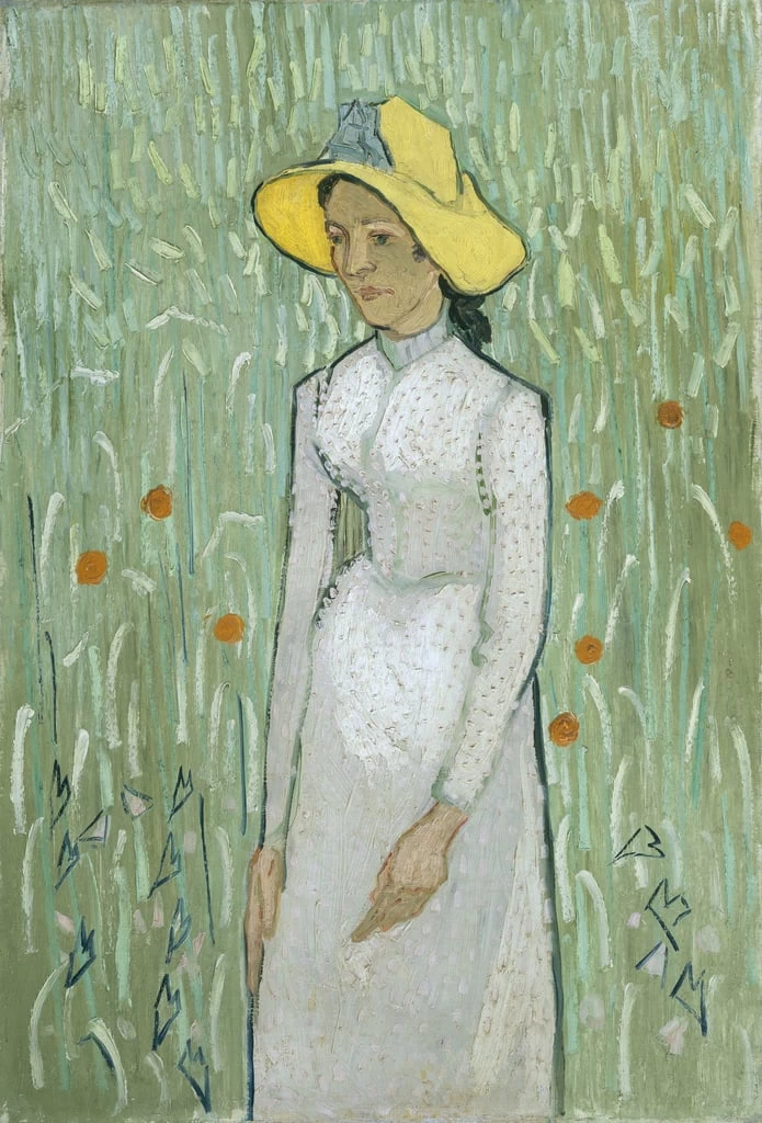  227-Vincent van Gogh-Ragazza in bianco, 1890 - National Gallery of Art, Washington 